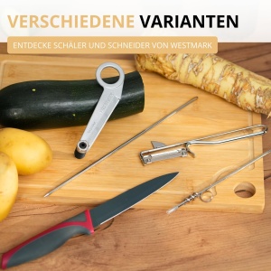 Spiralizator de legume Westmark Spiro din otel inoxidabil, 24.3 cm, argintiu - Img 8