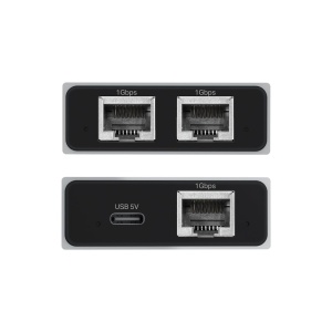 Splitter LAN Mercusys MEH25, 1 la 2 porturi Gigabit, Aluminiu, Plug Play - Img 2