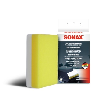 Sponge de Aplicare SONAX, 1 bucata, cu maner confortabil, pentru polish si ceara - Img 4