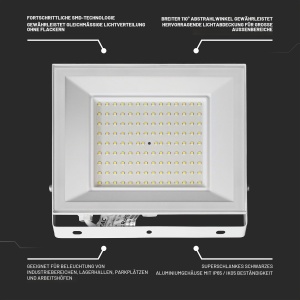 Spot LED Exterior V-TAC E-SERIES 100W, 8150 Lumen, Negru - Img 5