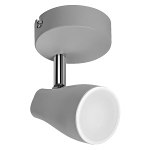Spot LED LEDVANCE PEAR, 4.3W, 210lm, gri, cu lampa GU10 inclusa
