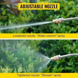 Spray cu presiune VEVOR 8L din otel inoxidabil, ergonomic, pentru gradinarit si curatenie - Img 3