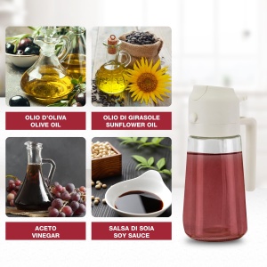 Spray pentru ulei Beper C102SPE004, 480 ml, sticla, BPA-free - Img 3