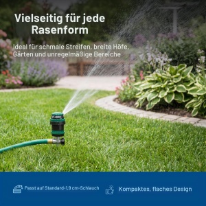 Sprinkler cu getrie Orbit H2O-Six, 6 moduri de pulverizare, verde - Img 9