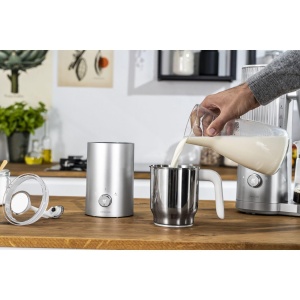 Spumator de lapte automat Zwilling Enfinigy argintiu design minimalist - Img 2
