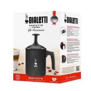 Spumator de lapte Bialetti Tutto Crema, 160 ml, negru, antiaderent - Img 2