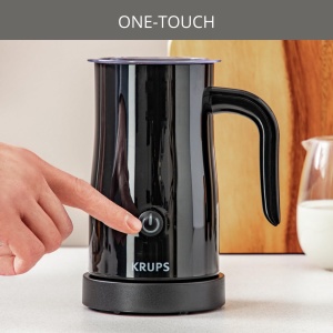 Spumator de lapte electric Krups XL1008 150 ml Antiaderent Oprire automata Negru - Img 4