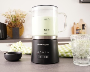 Spumator de lapte ROMMELSBACHER MS 625 5 programe glascana detasabila spumare calda si rece - Img 6