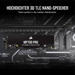 SSD Corsair MP700 PRO 1TB M.2 PCIe Gen5 NVMe 2.0 - 12400MBs citire, negru - Img 6