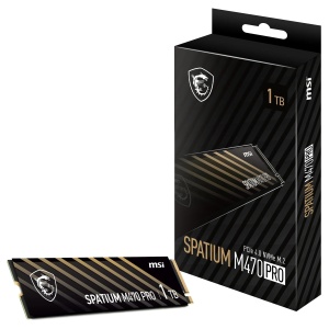 SSD MSI SPATIUM M470 PRO 1 TB PCIe 4.0, 6000 MBs citire, 4500 MBs scriere