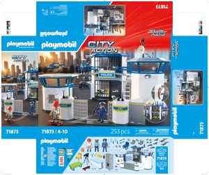 Statia de Politie PLAYMOBIL 71873 cu Accesorii si Figurine pentru Copii peste 4 Ani - Img 7