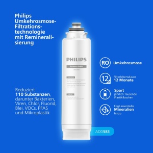 Statie de filtrare apa Philips Reverse Osmosis cu functie de racire si incalzire UV-C 6L - Img 3