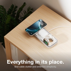 Statie de incarcare 3-in-1 NOCO XGrid XDP3 pentru iPhone, Apple Watch si AirPods, 45W - Img 3
