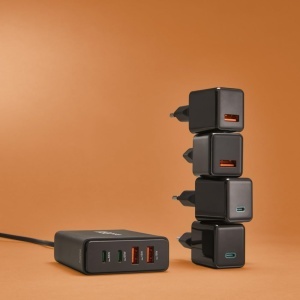 Statie de incarcare Hama 4-porturi USB GaN 65W, negru, cu cablu de 1.5m - Img 8