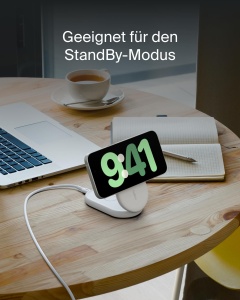 Statie de incarcare inductiva Belkin BoostCharge 2-in-1, 15W, negru - Img 6
