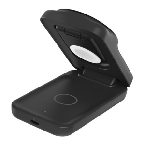 Statie de incarcare wireless Belkin UltraCharge 3-in-1 Qi2 25W, neagra - Img 4