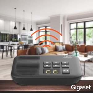 Statie DECT Gigaset Box 200A cu raspuns automat, 6 mobilteile, negru - Img 7