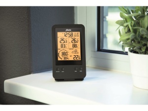 Statie Meteo Alecto WS-3400 cu Sensor Exterior Wireless, Display 5,5 inch, Negru - Img 8
