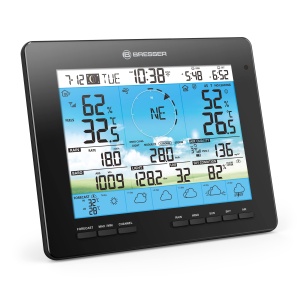 Statie Meteo Bresser 6-Tage 4CAST PRO 7-in-1 solar, Negru, Wi-Fi - Img 3