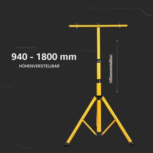 Stativ pentru Lampa LED V-TAC 9104, Ajustabil, Rezistent la Apa, Galben - Img 7