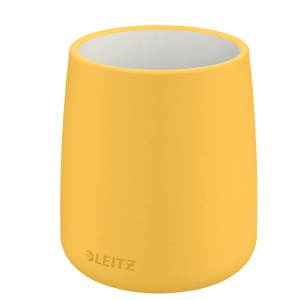 Stativ pentru pixuri Leitz Cosy, 85mm, Galben cald, 53290019