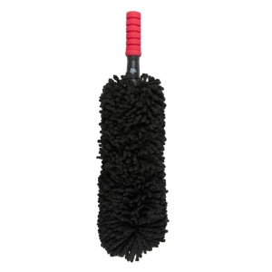 Staubwedel Teleskop Dirt Devil - Mikrofaser, 55-76 cm, Negru cu Rosu