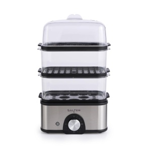Steamer Electric Salter Kompakter, 3 L, 500W, 3 Compartimente