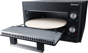 Steba Power Pizza Maker PB 1000, incl. piatra de pizza cu diametrul 30cm, control continuu al temperaturii de la 160-400degC, putere de incalzire foarte mare de pana la 1800W, cronometru, protectie la supraincalzire, carcasa la atingere rece - Img 3