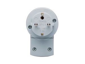 Stecher LEGRAND 050409 cu LED ONOFF AlbGri 16A 3680W - Img 5