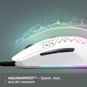SteelSeries Aerox 3 Wireless Gaming Mouse RGB 18000 DPI Snow - Img 5