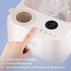 Sterilizator cu aburi Lionelo SteamUp 3in1 pentru biberoane, 4 biberoane, BPA-free - Img 7