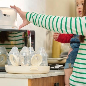 Sterilizator cu aburi Tommee Tippee, 4 minute, pentru biberoane si accesorii - Img 2