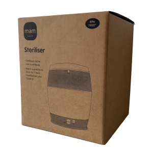 Sterilizator electric pentru biberoane MAM 66969303, capacitate 7 biberoane, BPA-free, gri - Img 2