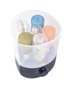 Sterilizator si uscator BEABA 2-in-1 SterilnDry 6 biberoane Night Blue - Img 2