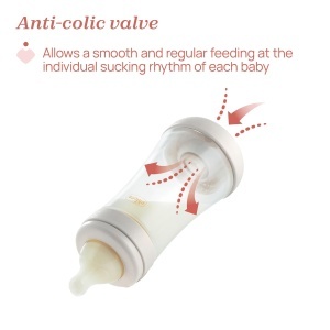Sticla anti-colici Chicco PERFECT 5, 240 ml, cu tetina din silicon moale - Img 4