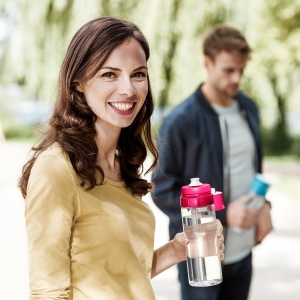 Sticla de Apa cu Filtru BRITA fillgo Vital, 0.6L, Roz, BPA-free - Img 9