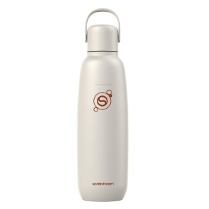 Sticla de inox SodaStream Fizz Go 0,9L, termorezistenta, bej
