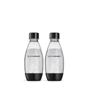Sticla de plastic SodaStream 0,5L, set 2 bucati, negru
