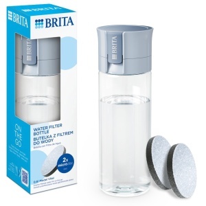 Sticla filtranta BRITA VITAL 600 ml, culoare hellblau, cu 2 filtre MicroDisc - Img 4