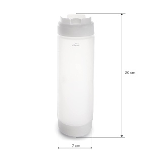 Sticla pentru sosuri Lacor 61979, capacitate 600 ml, BPA free, cu duza din silicon - Img 2