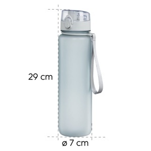 Sticla sport Xavax 1 l, albastra, rezistenta la scurgeri, cu maner - Img 3