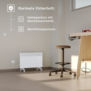 STIEBEL ELTRON EG-50-TR2-PM Electroconvector 2 kW Mobil Economie Energie - Img 3