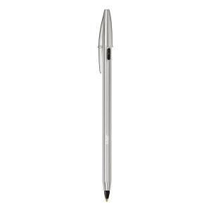Stilou Bic Cristal ReNew 501036, negru, cu 2 mine de rezerva, design sustenabil - Img 3