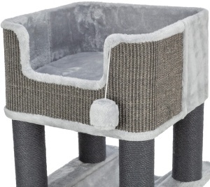 Stilou pentru pisici TRIXIE Lucano XXL, cu grota, 110 cm, gri - Img 3