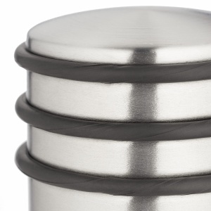 Stopper usa Relaxdays, set 2 bucati, inox, 7.5 x 7 cm, rutschfest - Img 6