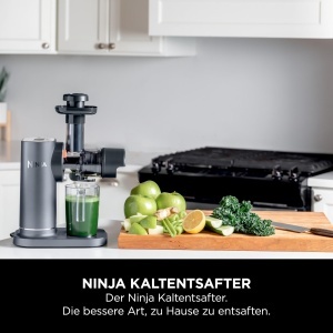 Storcator cu presare la rece Ninja JC151EU, 700 ml, 1.1 L, motor puternic, gri - Img 2