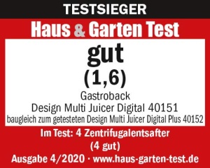 Storcator de fructe Gastroback 40151 Design Multi Juicer Digital 1300W 5 viteze tub XXL - Img 7