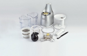 Storcator lent Ariete 00C016800AR0 168 cu doar 65 rpm pentru storcator mai mult si de mai buna calitate, otel inoxidabil, argintiu/alb, 150 W - Img 3