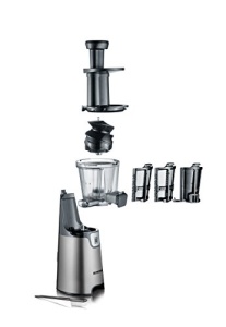 Storcator lent SEVERIN - storcator pentru suc, sorbet, inghetata, gem si multe altele, storcator electric din otel inoxidabil, usor de curatat datorita conceptului Easy-Clean, recipient de colectare de 1L, 150 wati, ES 3571 - Img 16