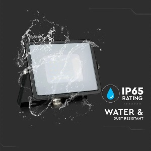 Straler LED V-TAC VT-30, 30W, IP65, 6400K, 2400 Lumen, Negru - Img 5